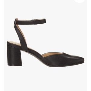 Naturalizer Women’s Winslet Black Pumps Shoes Ankle Strap 7.5 Medium